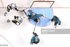 in Game Six of the 2016 NHL Stanley Cup Final at SAP Center on June 12, 2016 in San Jose, California.