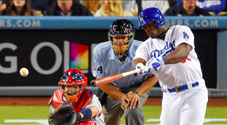 Yasiel Puig Returns From DL Just In Time